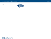 Tablet Screenshot of institut-national-podologie.com